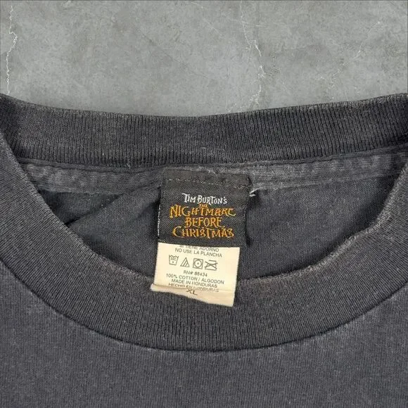 Rare Tim Burton's Nightmare Before Christmas Jack Skellington Giant Tag VTG - XL - Picture 3 of 7